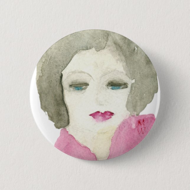 Contemplation 2 Inch Round Button (Front)