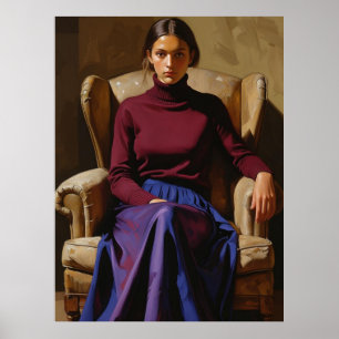 Contemplations Grand Taille Poster   Art mur