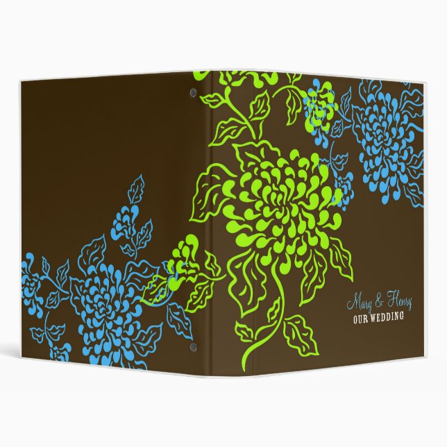 Contempo (Brown) Wedding Planner/Ring Binder (Background)