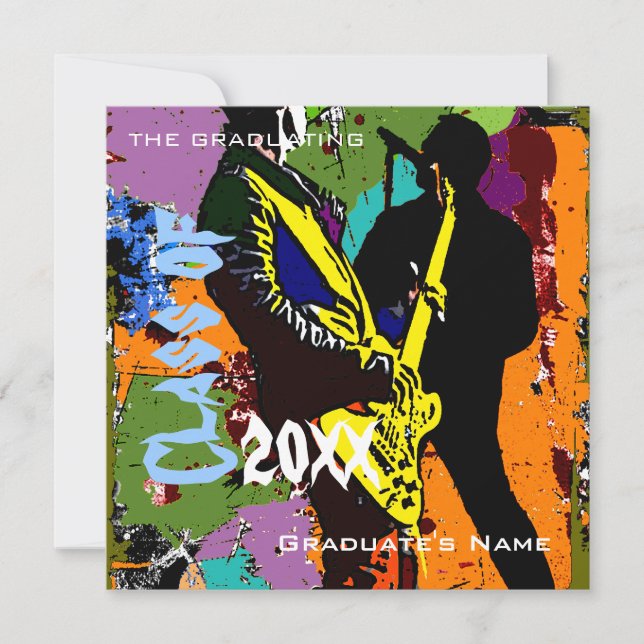 Contempo Graduation Invitation (Front)