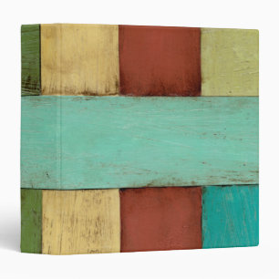 Contempoary Coastal Multicolored Painting Binder