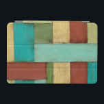 Contempoary Coastal Multicolored Painting iPad Mini Cover<br><div class="desc">Aqua,  green,  red and yellow meet in an explosion of colour reminiscent of a pattern on a beach deck. Hanging this contemporary coastal painting on your wall may entice you to take that vacation you've been putting off! Makes a great gift for anyone in need of a beach getaway.</div>