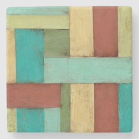 Contempoary Coastal Multicolored Painting