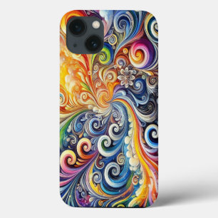Contemporary Abstract Art iPhone 13 Case