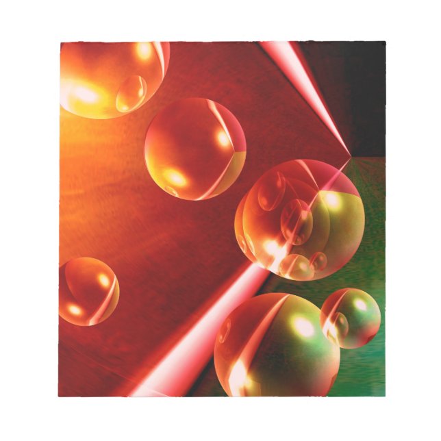 Contemporary Abstract Artwork by Serdar Hizli Notepad (Front)