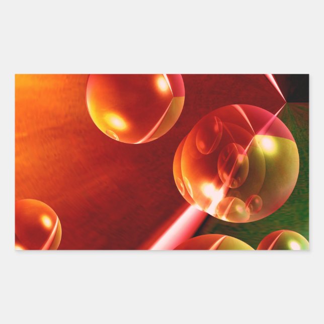 Contemporary Abstract Artwork by Serdar Hizli Sticker (Front)