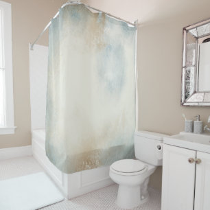 Contemporary Abstract Blue, Cream And Gold
