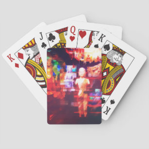 Contemporary Abstract Buddha Meditation Art Playing Cards