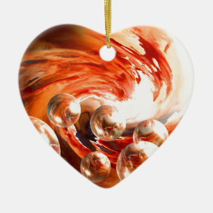 Contemporary Abstract Ceramic Ornament