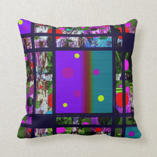 Contemporary Abstract   Design Throw Pillow