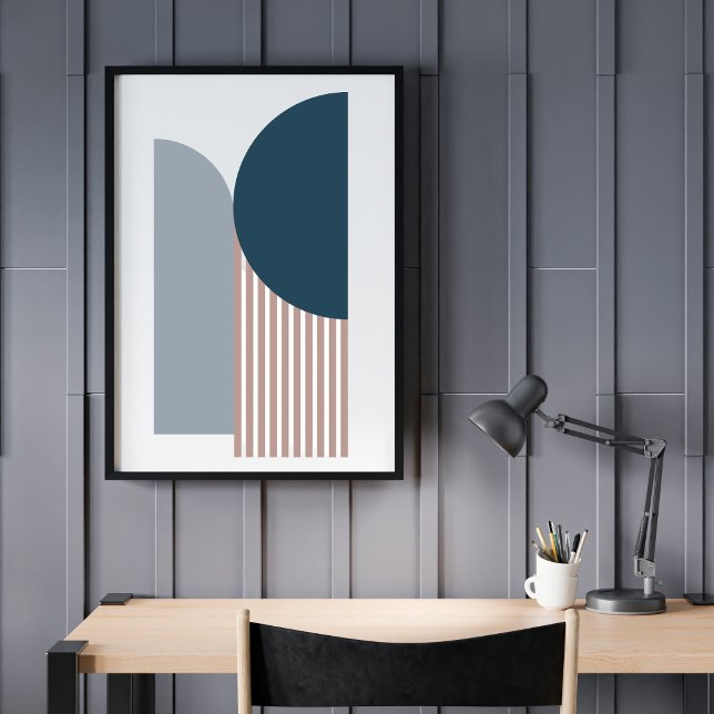 Contemporary Abstract Geometric Modern Poster (Creator Uploaded)