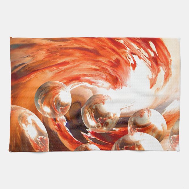 Contemporary Abstract Kitchen Towel (Horizontal)