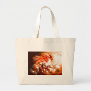 Contemporary Abstract Large Tote Bag