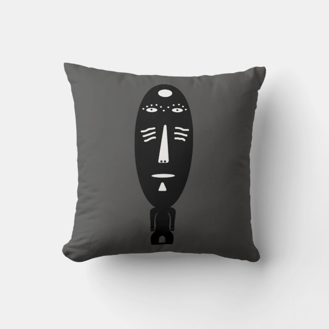 Contemporary Abstract Modern art  Throw Pillow (Front)