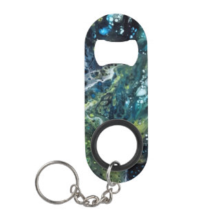 Contemporary abstract pattern. keychain bottle opener