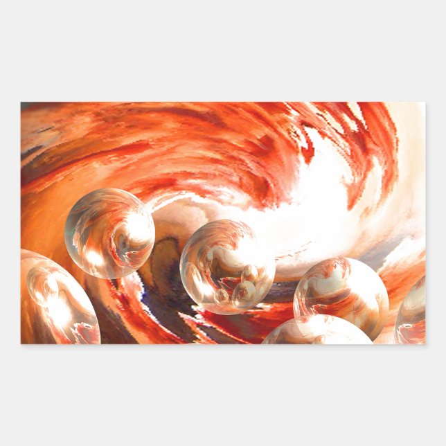 Contemporary Abstract Sticker (Front)