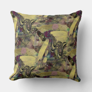 Contemporary Abstracts Throw Pillow