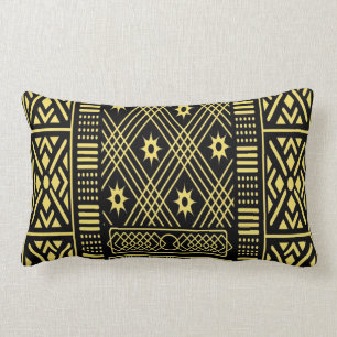 Contemporary: African Style Design Lumbar Pillow