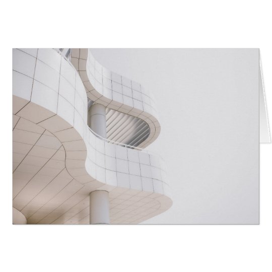 Contemporary Architecture Building Blank Notecard