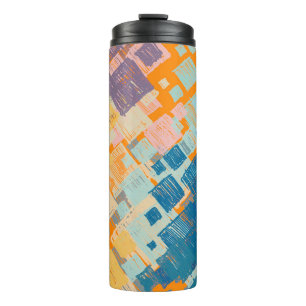 Contemporary art. Colourful texture. Modern artwor Thermal Tumbler