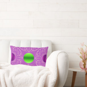 Contemporary Art Deco–Inspired Lumbar Pillow