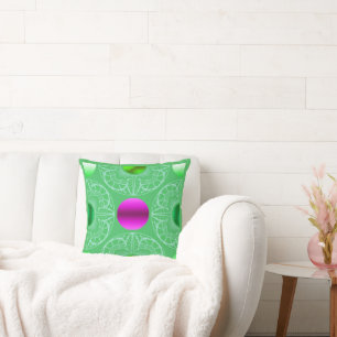 Contemporary Art Deco–Inspired Throw Pillow
