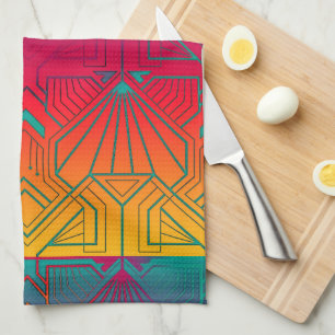 Contemporary Art Deco  Kitchen Towel