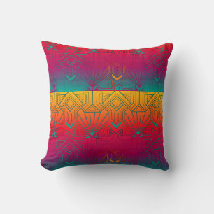 Contemporary Art Deco  Throw Pillow