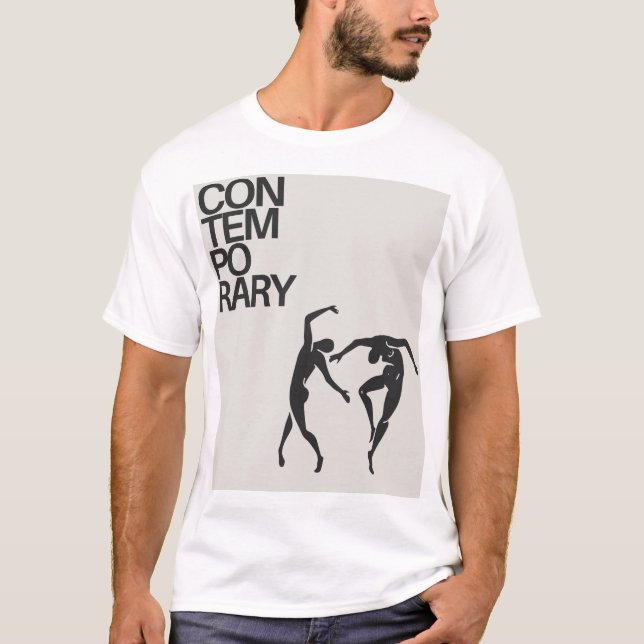 Contemporary Art Graphic Men's T-Shirt - Modern Mi (Front)