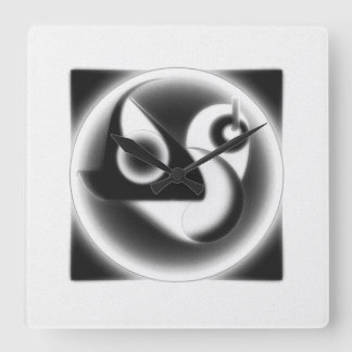 Contemporary Art Square Wall Clock