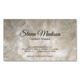Contemporary   Artistic   Classic Magnetic Business Card