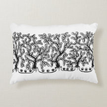 Contemporary Black and White Abstract Joshua Tree