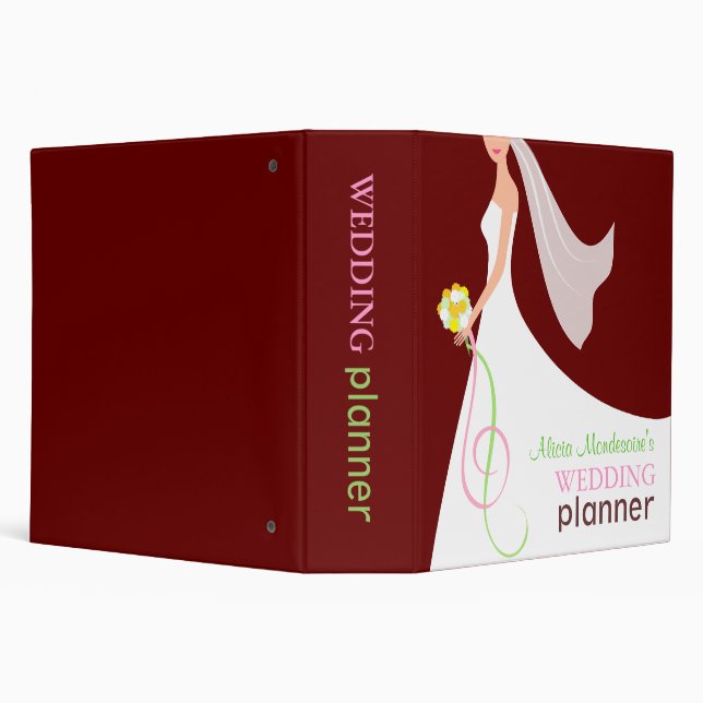 Contemporary Bride - Wedding Planner Binder (Background)