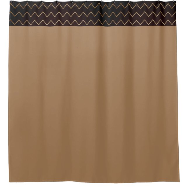 Contemporary Brown with Geometric  (Front)
