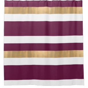 Contemporary Burgundy White and Gold 