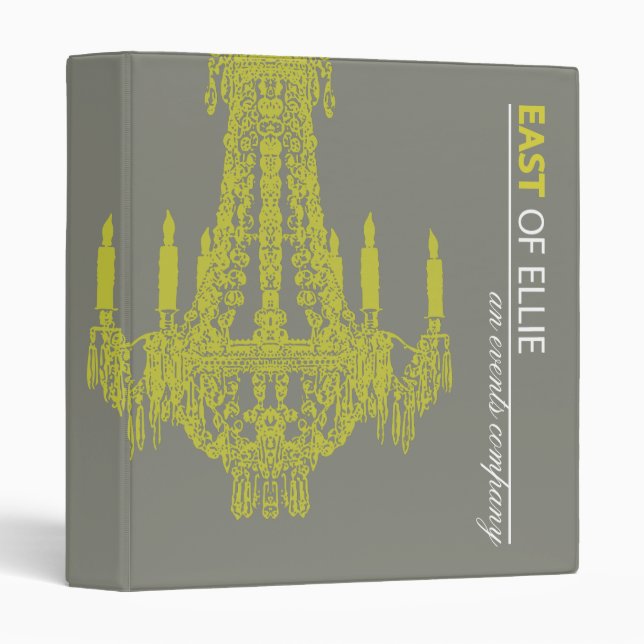 Contemporary Chandelier Binder (Front/Spine)