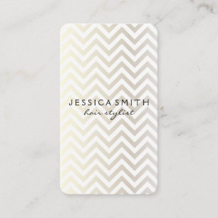 Contemporary Chevron Pattern Business Card