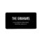 Contemporary Chic Address Labels - Black