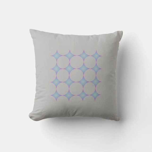 Contemporary Chic: Modern Pattern  Throw Pillow (Front)