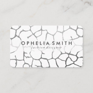 Contemporary Chic Pattern Business Card
