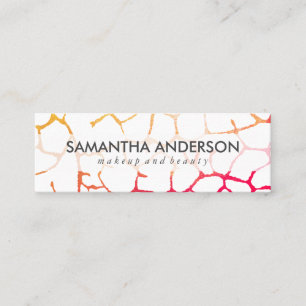 Contemporary Chic Pattern Mini Business Card