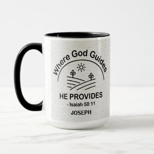 Contemporary Christian Bible Verse Isaiah 58 Mug