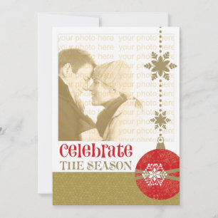 Contemporary Christmas 5 x 7 Photo Cards