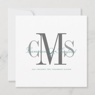 Contemporary + classy Wedding Invitations
