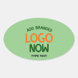 CONTEMPORARY CLEAN MINT GREEN FASHIONABLE CLIENT OVAL STICKER