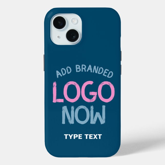 CONTEMPORARY CLEAN PRUSSIAN BLUE FASHION CLIENT Case-Mate iPhone CASE (Back)