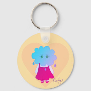 Contemporary Cloudy Emotion Keychain