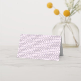 Contemporary Colourful design repeat pattern Place Card