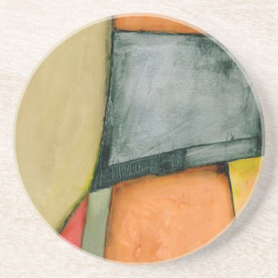 Contemporary Colourful Geometric Shapes Coaster