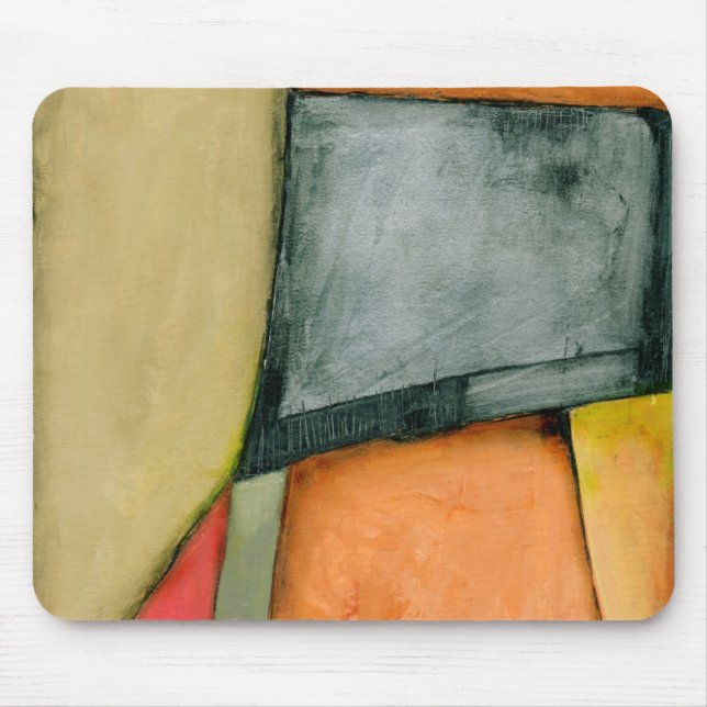 Contemporary Colourful Geometric Shapes Mouse Pad (Front)